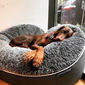 Large Luxury Indoor/Outdoor Dog Bed (Grey)