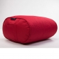 red ottoman bean bag