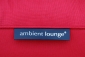 red conversion lounger fabric swatch