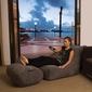 grey ottoman bean bag australia