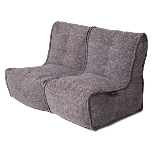 Grey fabric modular sofa bean bags by ambient lounge