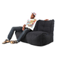 Black fabric modular sofa bean bags by ambient lounge