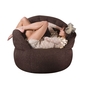 brown butterfly bean bag