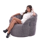 grey bean bag chair