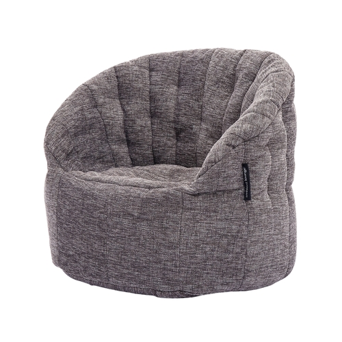 grey bean bag chair