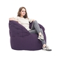 violet bean bag chair