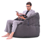 black bean bag chair