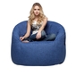 blue bean bag chair