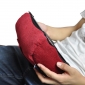 red iPad Pro protective cushion or travel rest pillow by Ambient Lounge