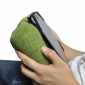 Lime Green iPad Pro protective cushion or travel rest pillow by Ambient Lounge