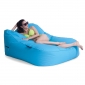 blue green satellite twin bean bag