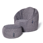 Grey Wing Ottoman  Bean Bags - Ambient Lounge