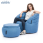 blue wing ottoman bean bag