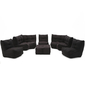 black modular sofa bean bags Australia