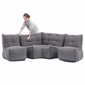 grey modular sofa bean bags Australia