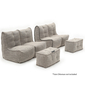 beige modular sofa bean bags Australia