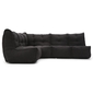 black modular sofa bean bags Australia