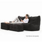 black modular sofa bean bags Australia