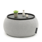 grey bean bag coffee table