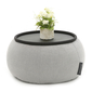 grey bean bag coffee table