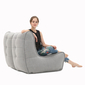 Grey fabric modular sofa bean bags by ambient lounge