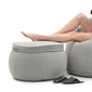 Grey Wing Ottoman  Bean Bags - Ambient Lounge