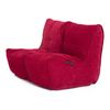 Red Twin Couch Bean Bag Sofa