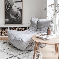 Grey Acoustic Bean Bags - Ambient Lounge