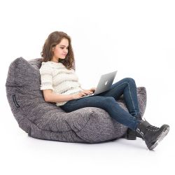 Grey Acoustic Bean Bags - Ambient Lounge