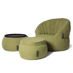 green designer sofa set bean bag by Ambient Lounge