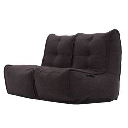 Black Twin Couch Bean Bag Sofa