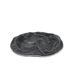 dark grey faux fur cat bed cover fit for small cat bed by Ambient Lounge Australia