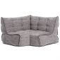 Modular corner bean bag in Luscious Grey